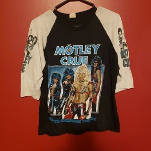 80'S style Motley Crue shirt